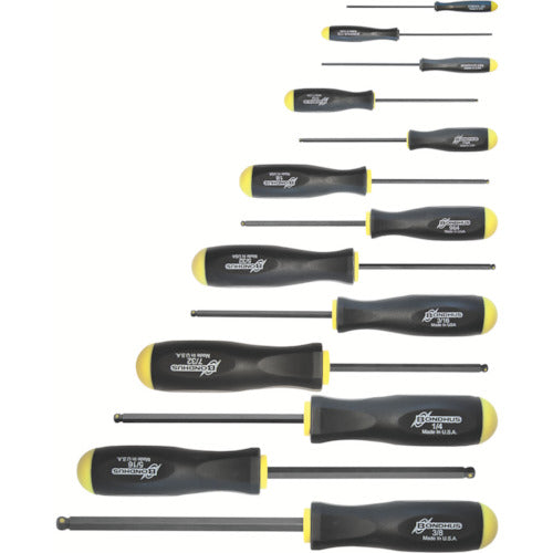 BONDHUS Pro Hold [R] (driver with screw gripping function) Inch set of 13 (0.050-3/8) PBSX13 1 S