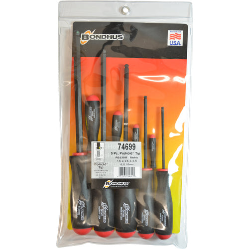 BONDHUS Pro Hold [R] (driver with screw gripping function) set of 9 (1.5-10 mm) PBSX9M 1 S