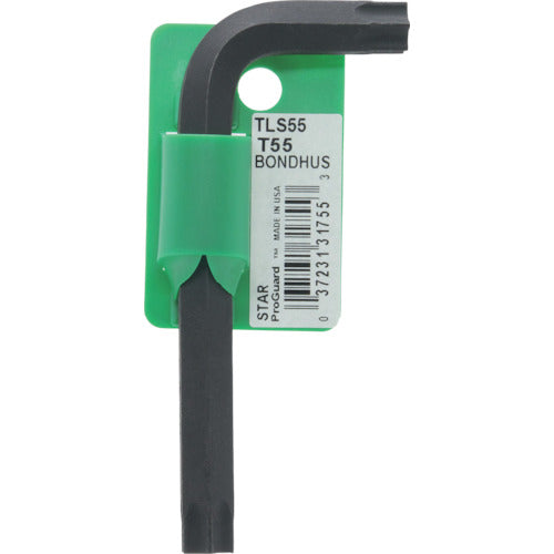 BONDHUS Torx [[R]] L-렌치 쇼트 T60 TLS60 1개