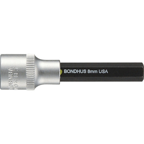 BONDHUS 프로 홀드 HEX (육각) 소켓 비트 (비트 전체 길이 50mm) 3/8 대변 치수 5mm 43264 1 개