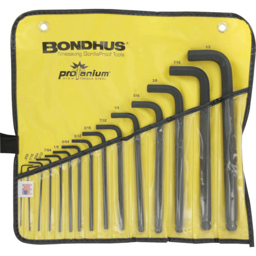 ＢＯＮＤＨＵＳ　ボールポイント・Ｌ−レンチ　フルラインセット　インチ　10935　1 Ｓ