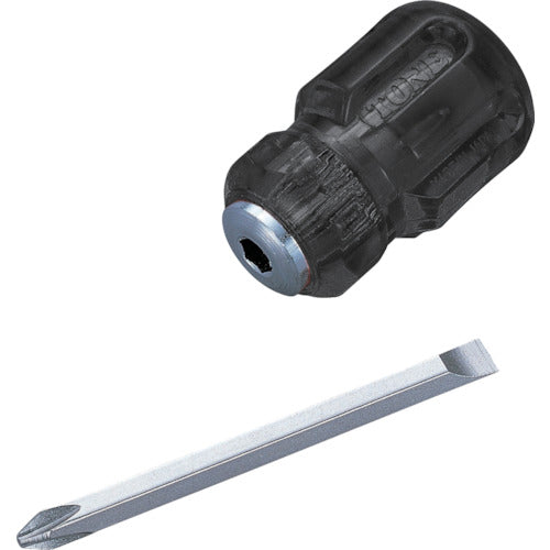 TONE Interchangeable Stubby Driver Set 2pcs CDS2 1pc