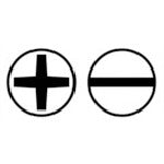 TONE Interchangeable Stubby Driver Set 2pcs CDS2 1pc