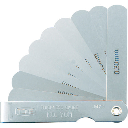 TONE Gap Gauge Thickness Gauge 9-piece set Length 81mm 100M 1 piece