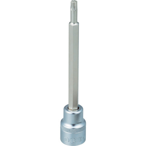 TONE 헥스 로브 소켓 롱 토르크스 소켓(강력 타입) T55 선단 치수 11.17mm 4TX-T55L 1개