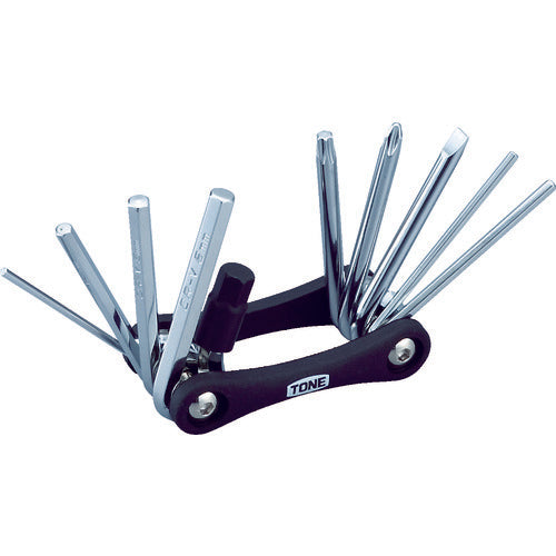 TONE Motorcycle maintenance tool Multi-tool 10-piece set CMT10 1 S