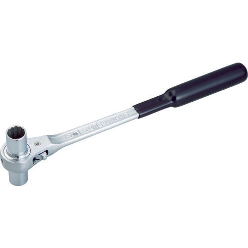 ＴＯＮＥ　二輪車整備工具　サイクルラチェットレンチ　全長２８０ｍｍ　CRW-1415　1 本