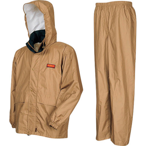 카지메이크 엔트란트 레인 슈트 카키 L 7200-14-L 1 착용