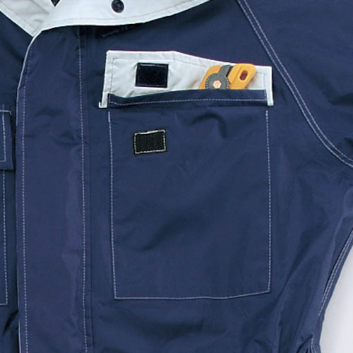 Kajimeiku Rain Coveralls Navy LL 3291-55-LL 1 piece