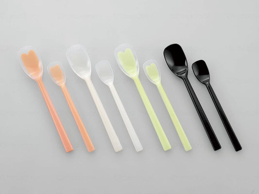 Saito Kogyo Soft Rubber Spoon Silicone Integrated Type Yellow Green Large Size