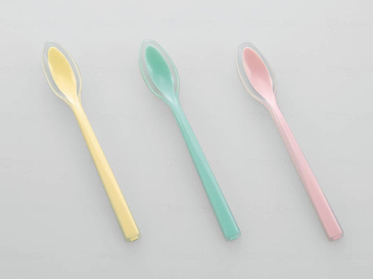Saito Kogyo Soft Rubber Spoon Silicone Integrated Type Pink Deep Type