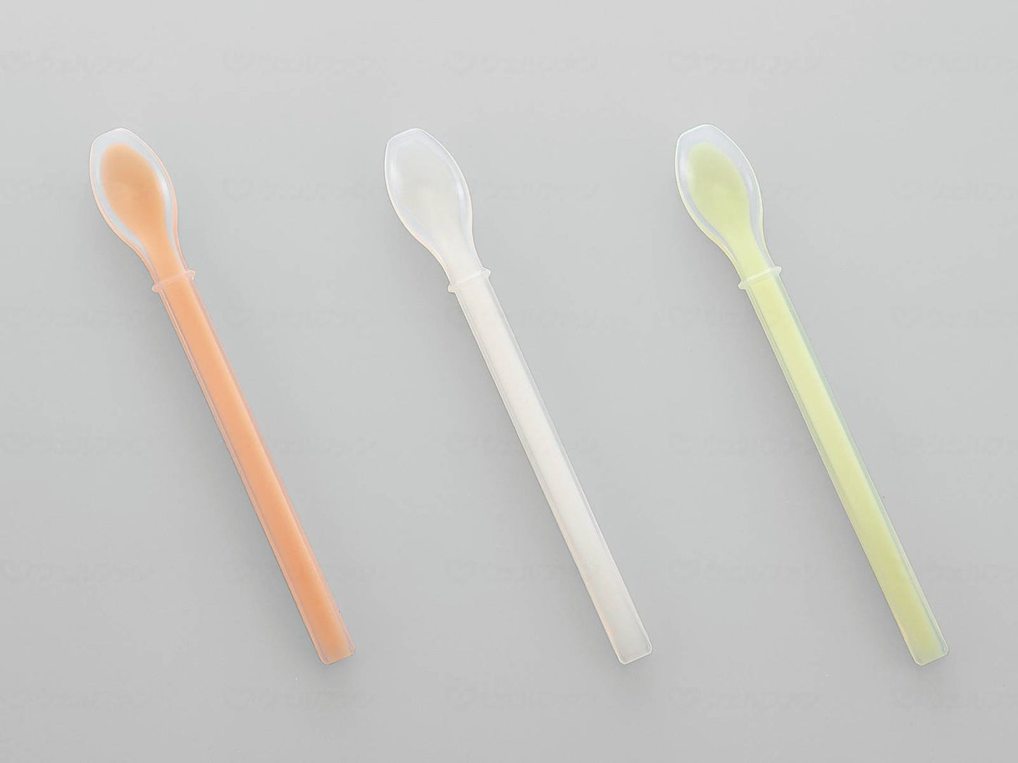 사이토 공업 소프트 고무 숟가락 실리콘 일체 타입 화이트 뽕