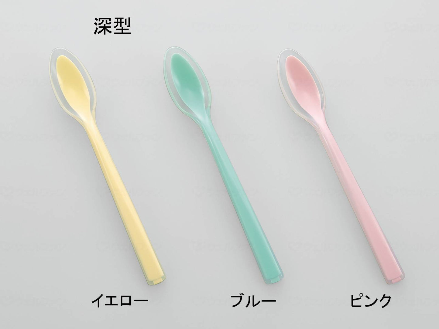 Saito Kogyo Soft Rubber Spoon Silicone Integrated Type Pink Deep Type
