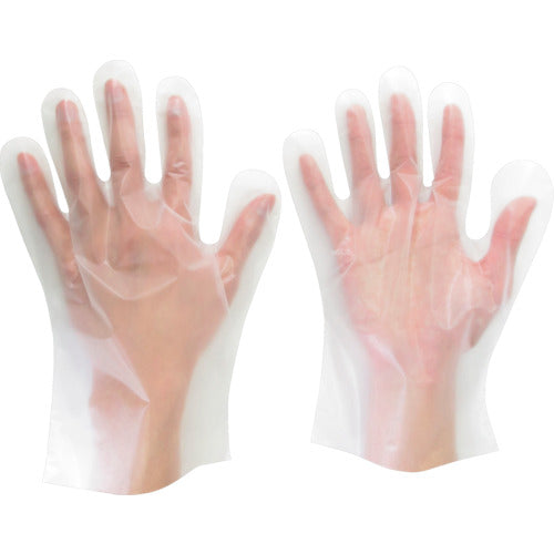 ミドリ安全　ポリエチレン製ディスポ手袋　Ｌサイズ　（１００枚入）　VERTE-510N-L　1 箱