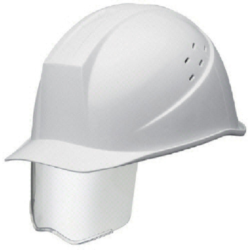 Midori Anzen Slider Face Helmet Vented Type White SC-11BVSRA-KP-W 1 pc