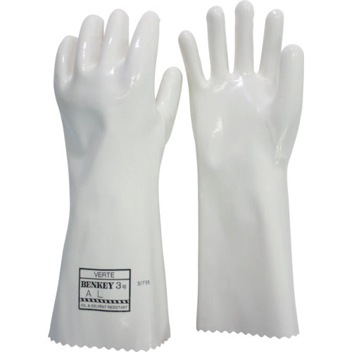 Midori Anzen Chemical Resistant Gloves Benkei No. 3A, Large Size, BENKEY-NO3A-L, 1 Pair