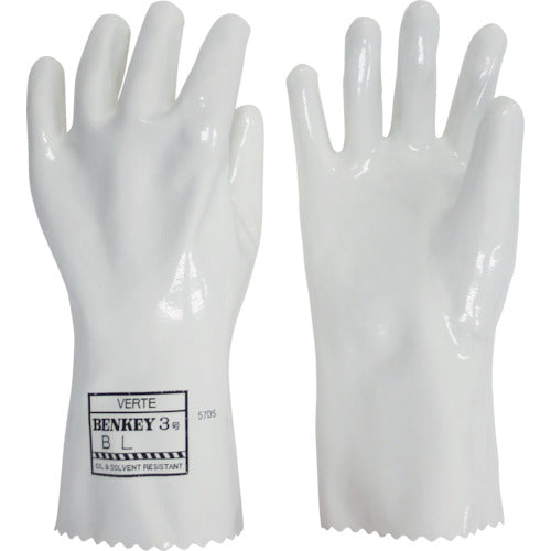 Midori Anzen Chemical Resistant Gloves Benkei No. 3B L Size BENKEY-NO3B-L 1 Pair