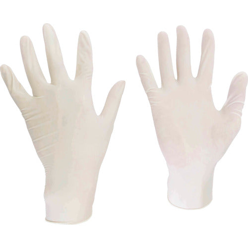 Midori Anzen Natural Rubber Disposable Gloves, Size S (100 pieces) VERTE-610-NS 1 box