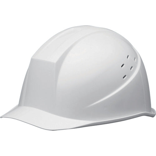 Midori Anzen Dial-type helmet made of ABS with ventilation holes SC-11BVDR-W 1 unit