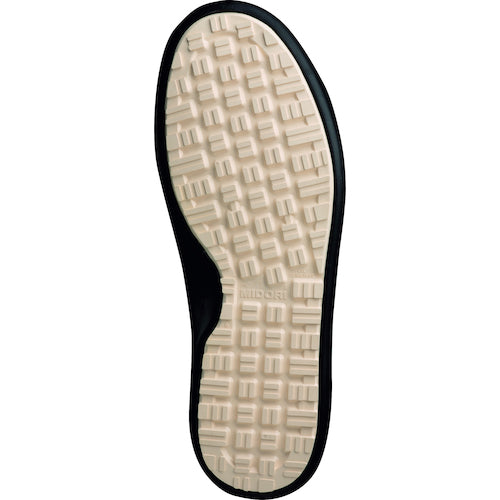 Midori Anzen Ultra-Slip Resistant Lightweight Work Shoes High Grip H-710N 25.0cm H-710N-BK-25.0 1 pair