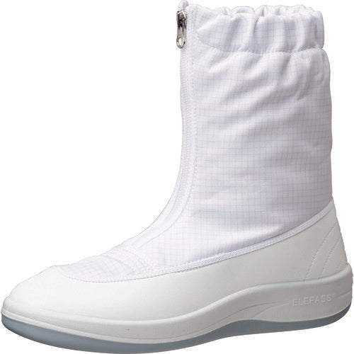 미도리 안전 클린 정전 신발 하프 푸드 패스너식 SU551 21.0CM SU551-21.0 1 다리