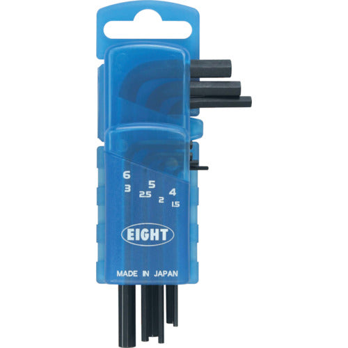 EIGHT Hexagonal Wrench Standard Size Door Holder Set of 7 1.5-6mm 001-156D 1 S