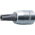Ｋｏ−ｋｅｎ　トルクスビットソケット　差込角６．３５ｍｍ　対辺Ｔ２５Ｈ　2025.28-T25H　1 個