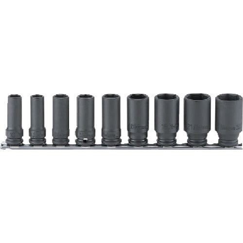 Ko-ken Thin Impact Semi-Deep Socket Set RS13301X/9 1 piece