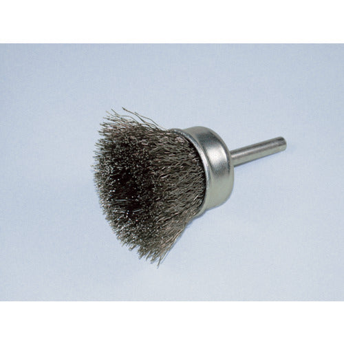 ヤナセ　軸付カップブラシ　ステンレス　４０ｘ２５ｘ６ｘ３５　BSCJ-40　5 個