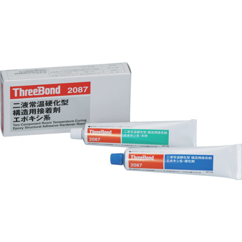 ＴＨＲＥＥＢＯＮＤ　エポキシ樹脂　接着剤　ＴＢ２０８７　本剤＋硬化剤セット　９０ｇ　　構造用接着タイプ（２０８７ＡＹ）　TB2087　1 Ｓ