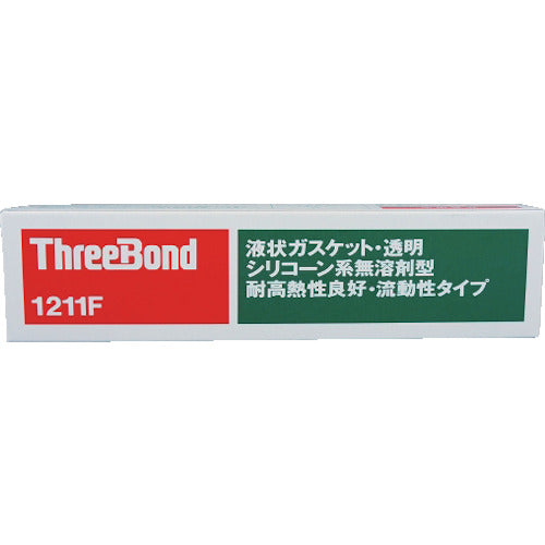 ＴＨＲＥＥＢＯＮＤ　液状ガスケット　ＴＢ１２１１Ｆ　シリコーン系工業用シール剤　乳白色　１００ｇ　耐熱・耐寒・低粘度タイプ（１２１１ＦＡ）　TB1211F-100　1 個