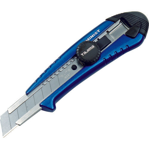 タジマ　カッターナイフ　ネジプロＬアルミニスト　メタリックブルー　AC-L501B　1 丁