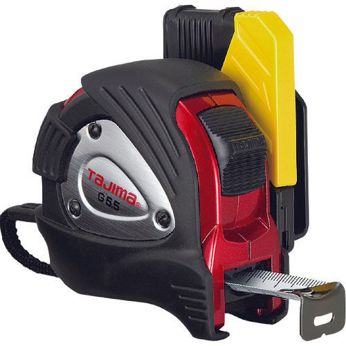 Tajima Convex Safeconve G Lock Plus 25 5.5m Metric Scale Blister SFGLP25-55BL 1 pc