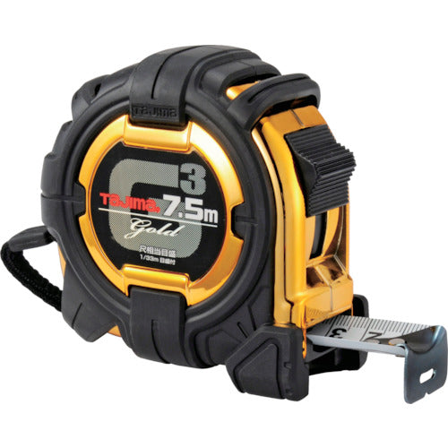 Tajima Convex G3 Gold Lock-25 7.5m Scale equivalent to shaku G3GL25-75SBL 1 piece