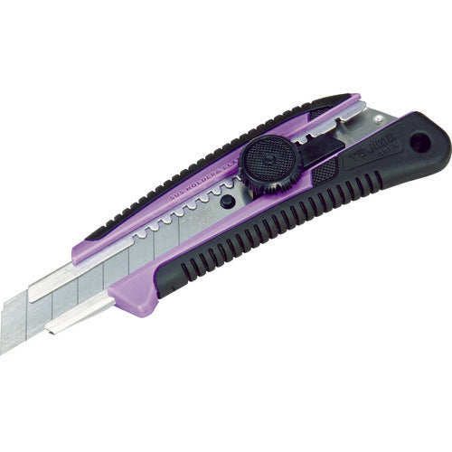 タジマ　カッターナイフ　ネジプロ　グリーＬ　バイオレット　クリアケース入　LC561VLCL　1 丁