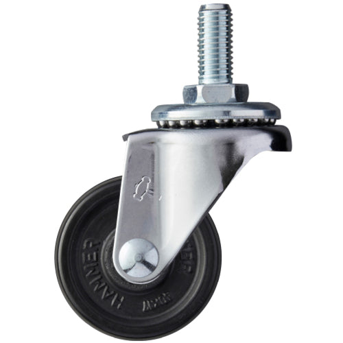 망치 나사 포함 선회식 고무 바퀴 40mm W3/8 420A-20R40 1개