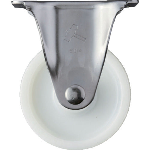 Hammer S series all stainless steel fixed nylon wheel (roller bearing) 100mm 320SR-NRB100 1 piece