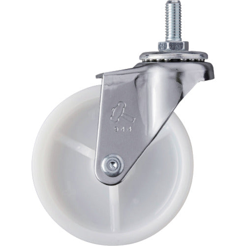 ハンマー　ねじ込み旋回式ナイロン車輪　７５ｍｍ　Ｗ３／８　420A-20N75　1 個