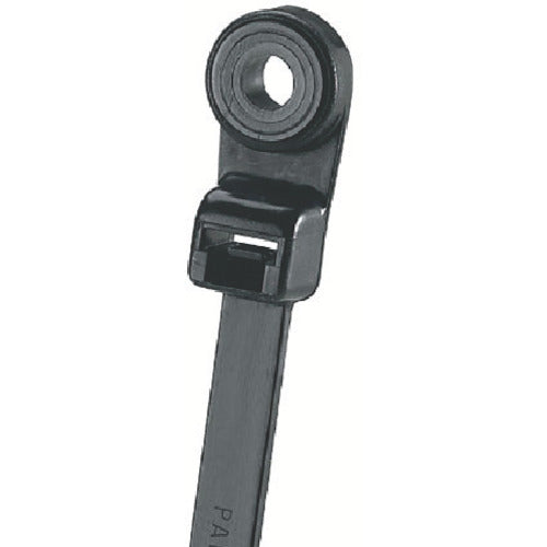 PANDUIT Screw-type nylon cable ties, weather-resistant black (1000 pieces) PLC1.5I-S8-M0 1 bag