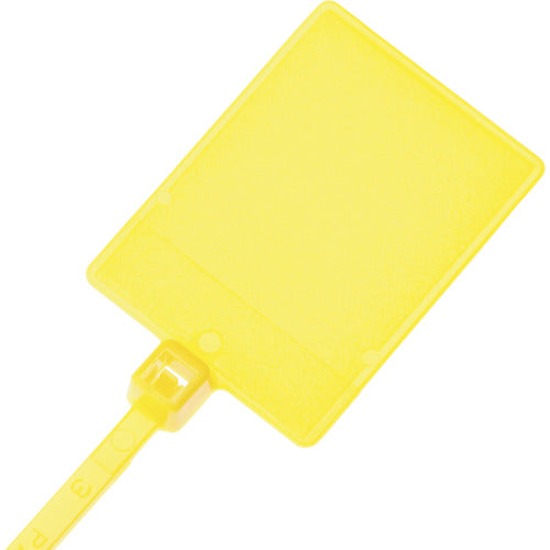 PANDUIT Flag-shaped nylon cable ties, yellow (100 pieces) PLF1MA-C4Y 1 bag