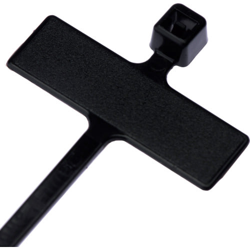 PANDUIT Flag-type nylon cable ties, weather-resistant black (1000 pieces) PLM1M-M0 1 bag