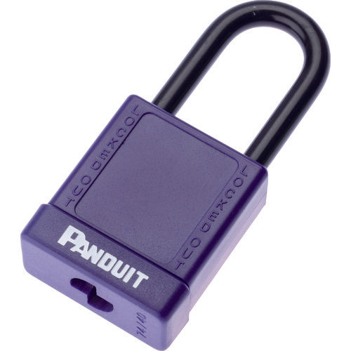 PANDUIT Non-conductive Padlock for Lockout, Purple, PSL-8PU, 1 pc