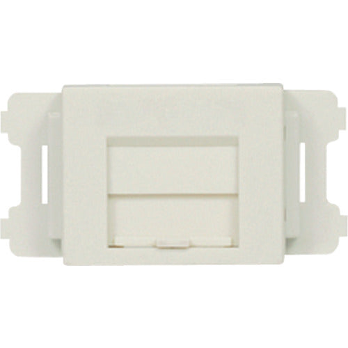 PANDUIT JIS 플레이트용 셔터 부착 어댑터 화이트 (10개입) CMAOSSMW-X 1봉