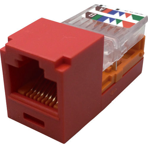 PANDUIT 카테고리 5E 모듈러 잭 레드 CJ588RDY 1 개