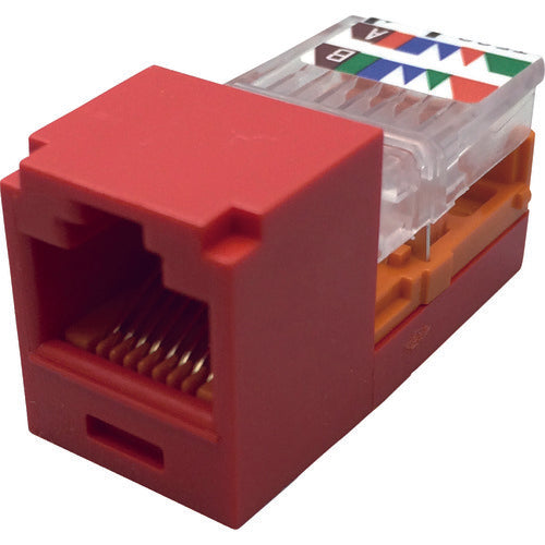 PANDUIT 카테고리 5E 모듈러 잭 레드 CJ588RDY 1 개