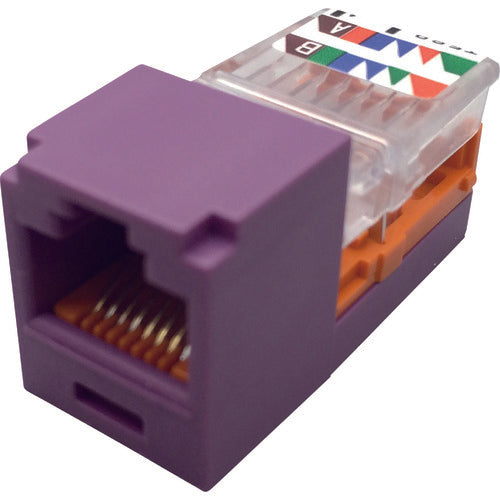 PANDUIT 카테고리 5E 모듈러 잭 보라색 CJ588VLY 1 개
