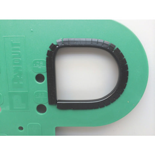 ＰＡＮＤＵＩＴ　自在ブッシュ　スリット付き・ロールタイプ　耐候性黒　GEE144F-C0　1 巻