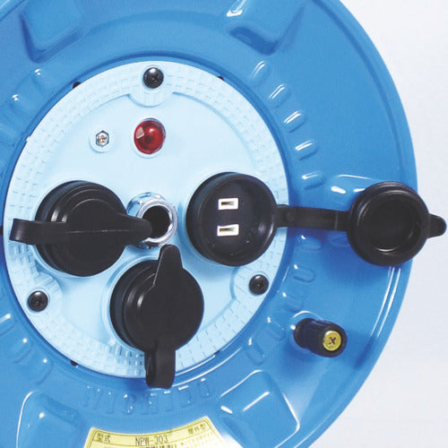 NICHIDO Electrician's Drum, Outdoor Type, No Earth, 20m, NPW-203, 1 Unit