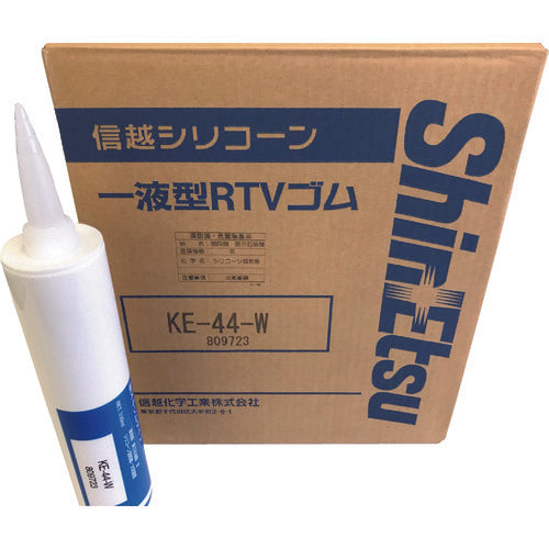 信越　一般電気用ＲＴＶゴム　白　３３０ｍｌ　KE44W-330　1 本