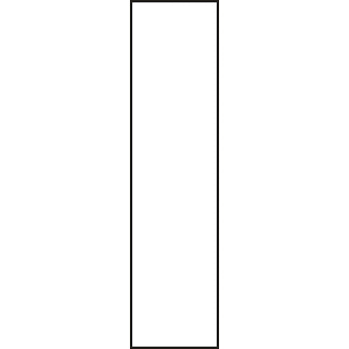 緑十字　責任者氏名標識用白無地札　名４００−Ｚ　１２０×３０ｍｍ　１０枚組　アクリル　046905　1 組